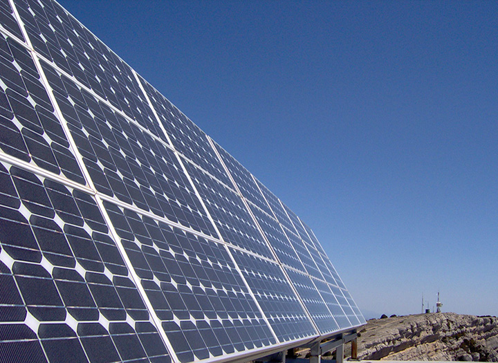 Solar panels in Spain