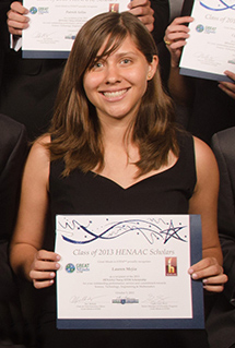 Lauren Mejia, scholarship recipient
