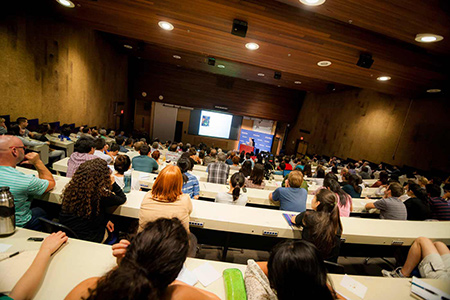 Students in a lecture hall