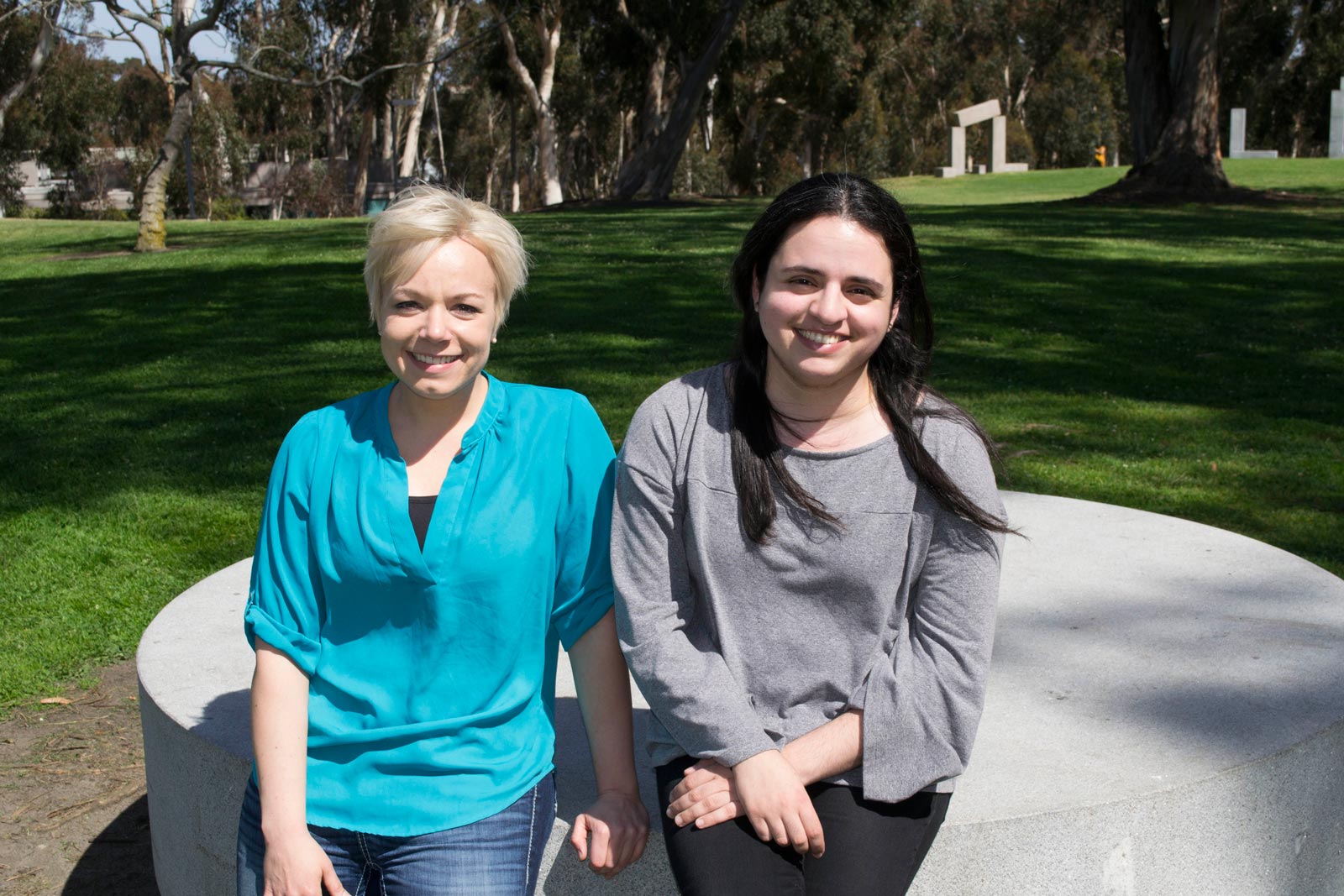 Danielle Garshott (left) and Homa Rahnamoun (right)