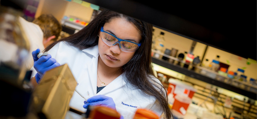 researcher in a lab