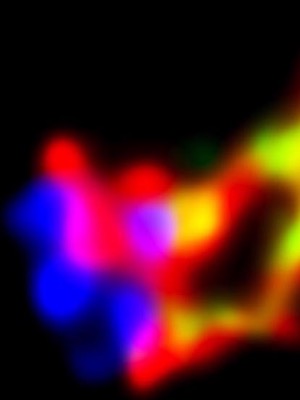 High magnification image of DNA transcription