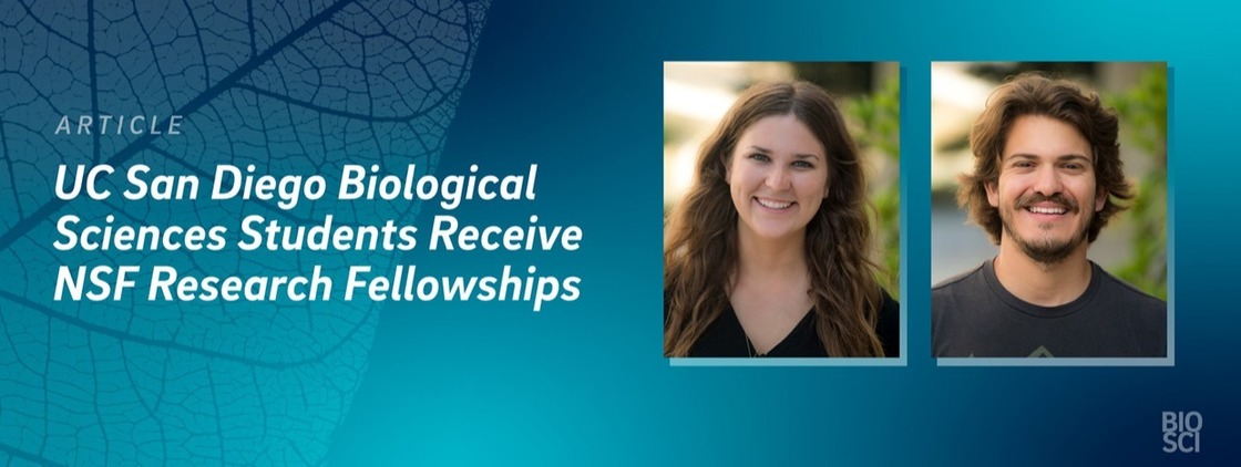 Biology Students receiving NSF research fellowships